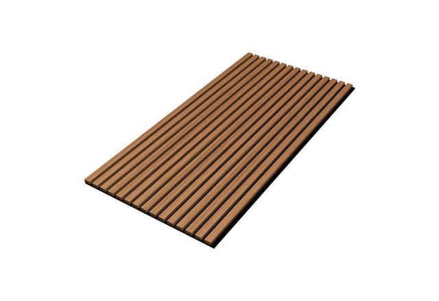 neu.holz 3D Wandpaneel, (Set, 8-tlg) »Vang« Akustik Wandpaneel Teak 5,76m²