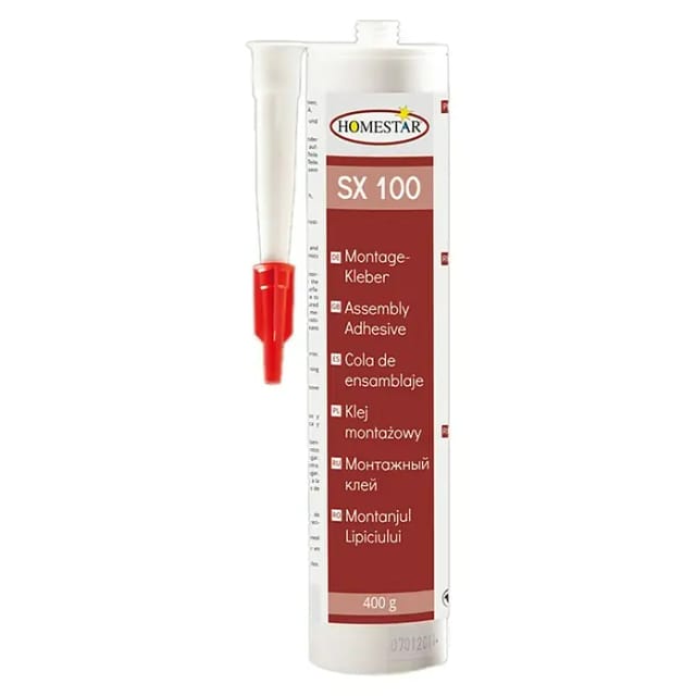 Homestar Klebstoff Montagekleber SX 100, Kartusche 490 g