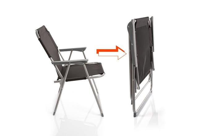 BigDean Campingstuhl Klappstuhl Faltstuhl Campingstuhl Angelstuhl (Set, 2 St), Flexibel, Robust, Wasserabweisend, leicht, Kompakt