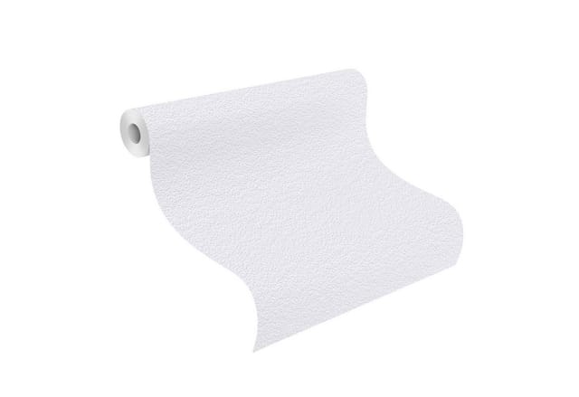 Rasch Papiertapete 201826 Tapete Uni Einfarbig 53 x 1005 cm Rasch Selection Weiß