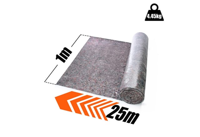 BigDean Malervlies Premium Malervlies 180g/m² – Rutschfestes Abdeckvlies mit Folienschutz, (Rolle, 1-St., Rolle), Abdeckvlies, Wiederverwendbar, Hohe Saugkraft, Vielseitig & Robust