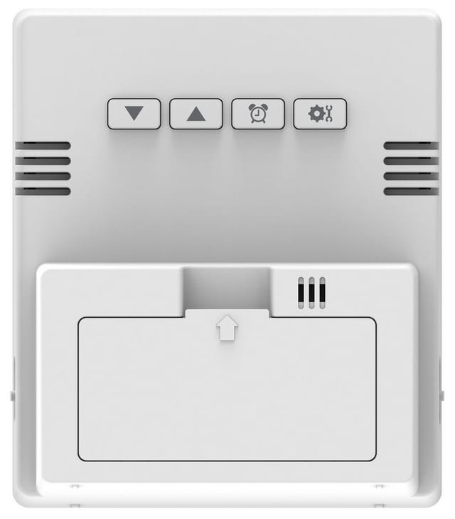 technoline Funkwecker WT 185 mit Temperaturanzeige und Dual-Alarm mit extra Anzeige für Alarmzeiten