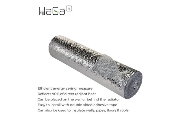 HaGa Heizkörperreflexionsfolie HaGa® Heizkörper Reflexionsfolie 0,6m x 12,5m Isoliermatte