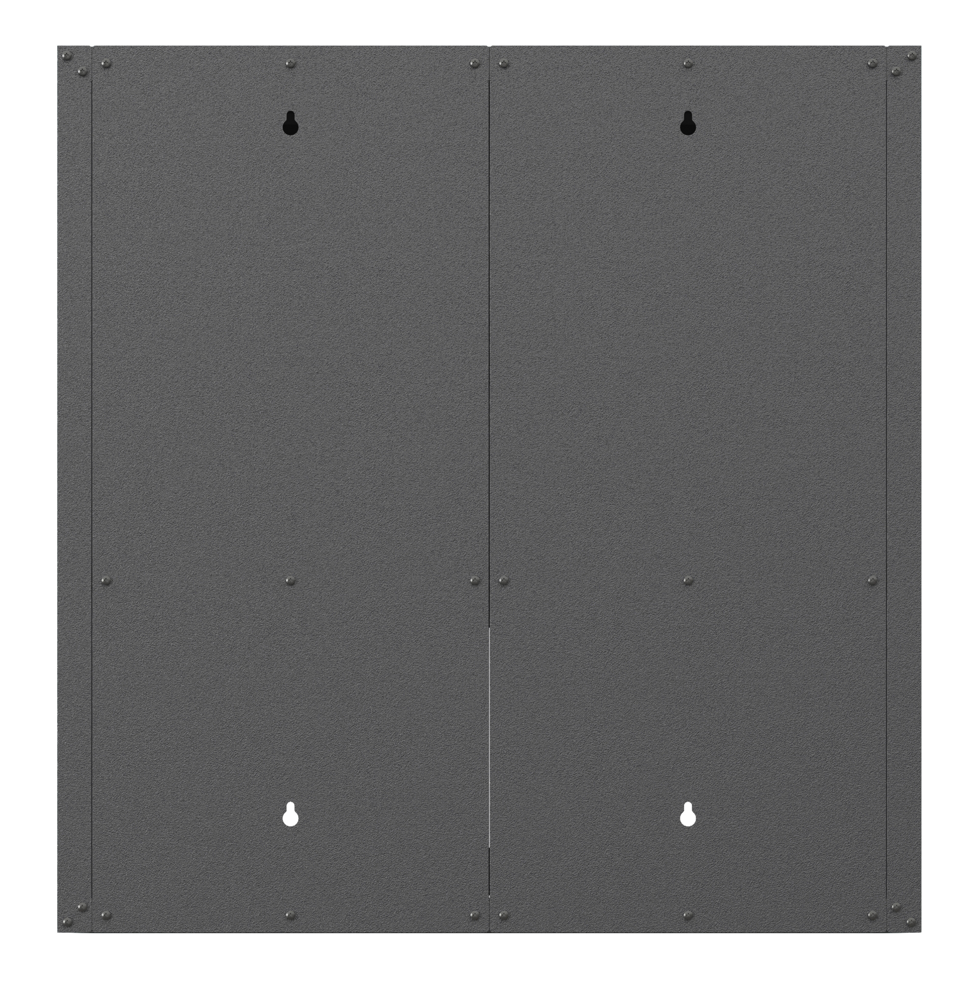 Metall-werkzeugschrank Zur Wandmontage Mit Abschließbarer Tür Und Ablage, Grau, 75 X 77 X 30 Cm