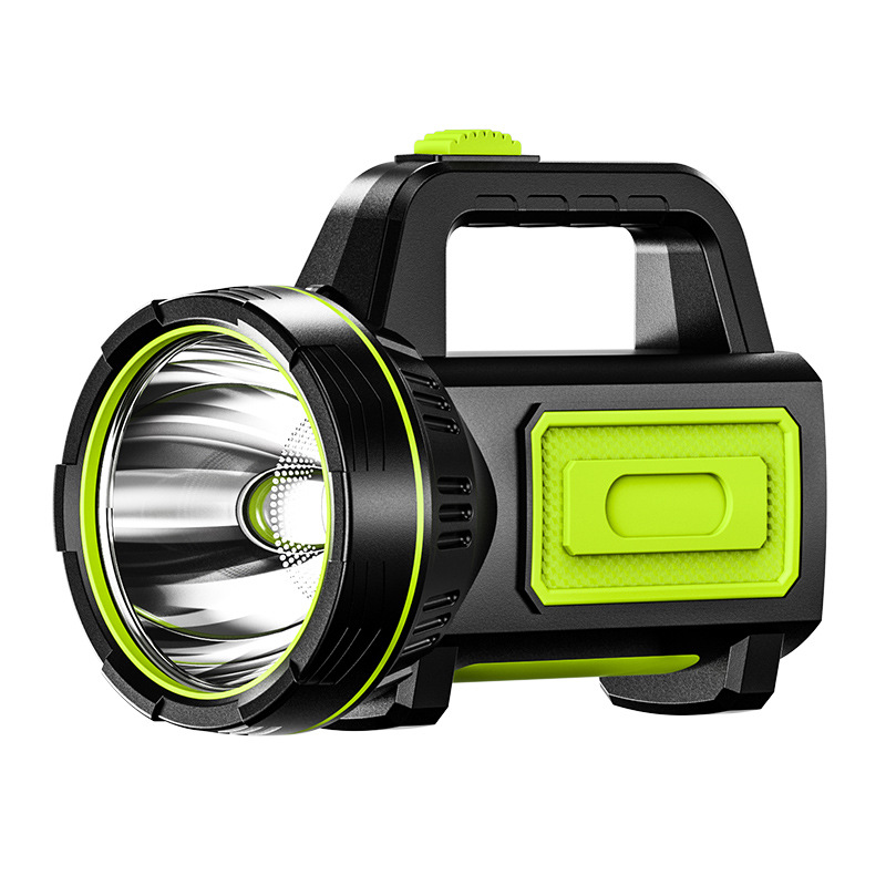 Tragbarer Led-scheinwerfer, Usb-aufladbare Led-taschenlampe, Handprojektor