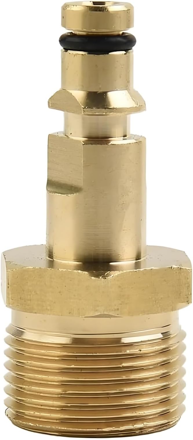 Messing-m22-adapter Für Hochdruckreiniger - Schnellkupplung Mit K-serien-stecker Für Kärcher, Nilfisk, Bosch Und Elektrische Gartengeräte (robuste Steckverbinder Für Armaturen)