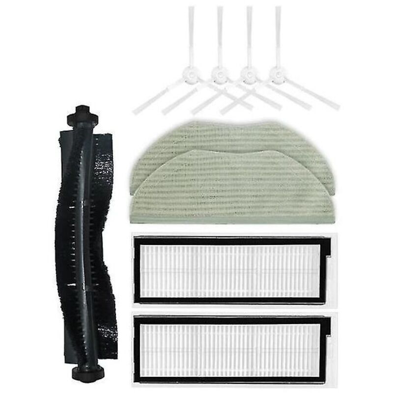 Reinigungstuch Und Hepa-seitenbürsten-set Für Qihoo 360 X90 X95 S9 Saugroboter