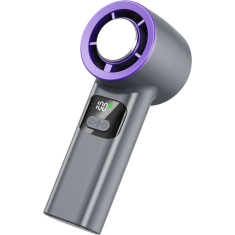Tragbarer, Faltbarer Ventilator Mit Digitaler Led-anzeige, 100 Einstellbaren Geschwindigkeitsstufen, Leise Und Leicht – Ideal Für Büro, Schlafzimmer, Reisen Oder Im Sommer Im Freien.