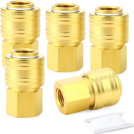 5-teiliges Deutscher Stil 1/4-zoll-industrie-schnellkupplungsset (innengewinde) Für 1/4-zoll-druckluft