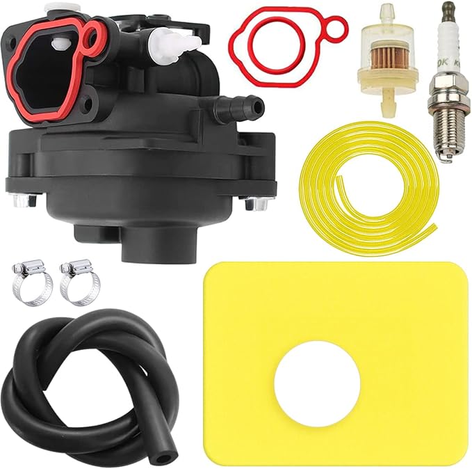 Zamdoe 799583 593261 Vergaser Für Briggs & Stratton 591160 595656 591979 300e 450e 500e 550ex 125cc 140cc 08p502 09p602 Rasenmähermotoren, Inklusive Zündkerze