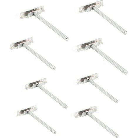 Unsichtbare Wandregalhalterungen – 8 Mm Durchmesser – Halterungen Für Schwebende Regale