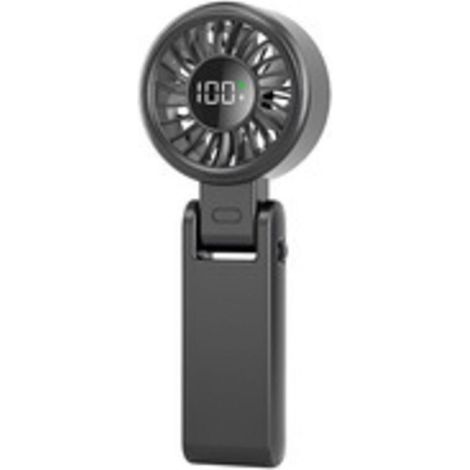 Tragbarer Usb-ventilator Mit Led-anzeige – Mini-ventilator, Wiederaufladbar, Leise Und Leicht, Für Büro, Outdoor-aktivitäten Oder Reisen