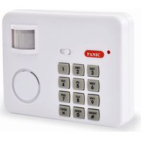 Kabellose Alarmanlage Mit 100°-bewegungsmelder (5 M Reichweite) – 90 Db Sirene – Einfache Installation – Für Zuhause, Garage, Büro