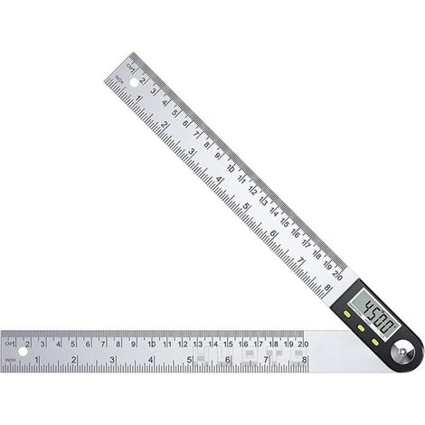 Digitaler Winkelmesser (200 Mm/300 Mm/500 Mm), Neigungsmesser Aus Edelstahl Für Holz- Und Bauarbeiten