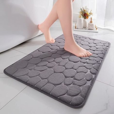 Badematte Aus Memory-schaum – Saugfähige Badematte – Dekorative Matte – Rutschfest – Für Badezimmer Und Wohnzimmer