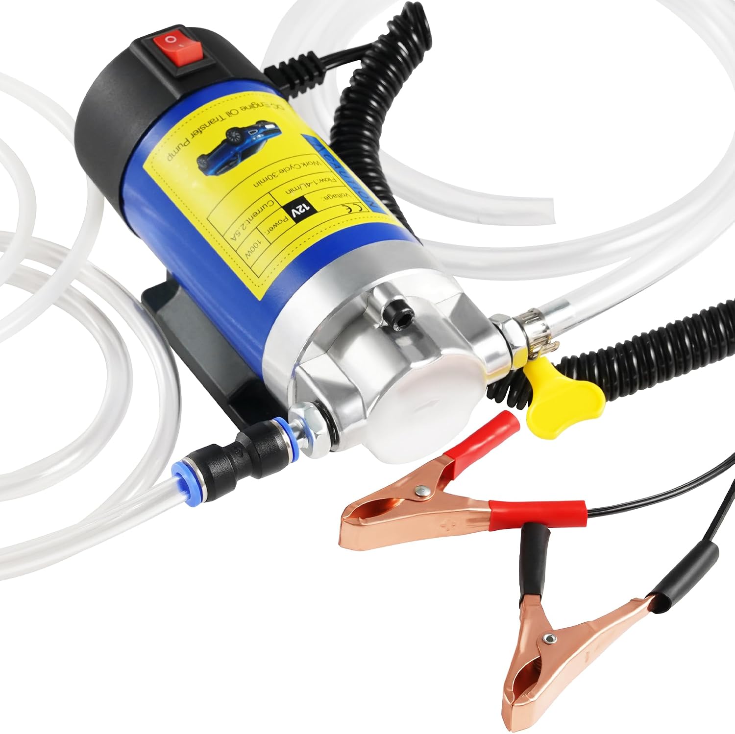 12v 100w Ölpumpe, Verwendet Zum Ablassen Von Motoröl, Elektrische Flüssigkeitsförderpumpe, Geeignet Für Automobile, Rasenmäher, Schiffe Usw.