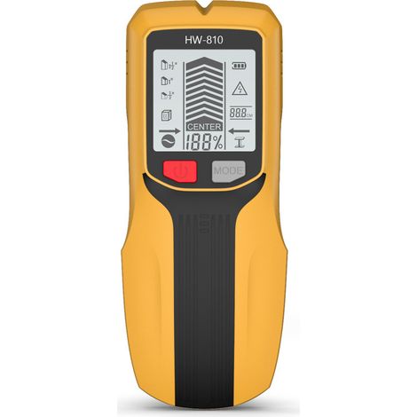 Hw-810 Multifunktions-wanddetektor – Hochpräziser Detektor Für Kabel, Elektrische Leitungen Und Metallbewehrungen In Tragenden Wänden Und Trennwänden