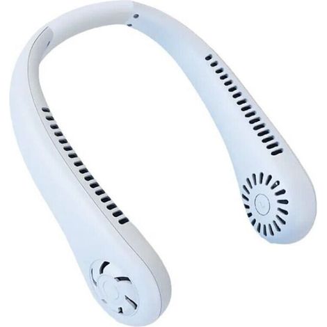 Tragbarer, Klingenloser Nackenventilator – 4000-mah-akku, 360° Verstellbar, Ideal Für Büro Und Zuhause
