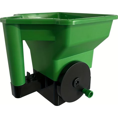 Tragbarer, Manueller Gartensäer – Saatgutspender Aus Kunststoff Mit Rädern Für Rasen Und Bepflanzung