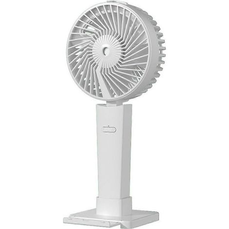 Tragbarer, Leiser Mini-usb-ventilator Mit Integriertem Sprühsystem Und Led-beleuchtung.