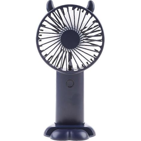 Tragbarer, Leiser Mini-usb-ventilator Mit 5 Geschwindigkeitsstufen Und Lcd-bildschirm, Wiederaufladbar.