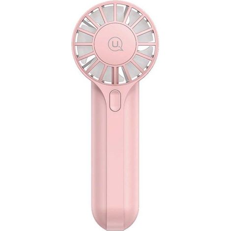 Wiederaufladbarer Usb-tragventilator – Pinkfarbener Mini-taschenventilator Mit 3 Geschwindigkeitsstufen – Usams