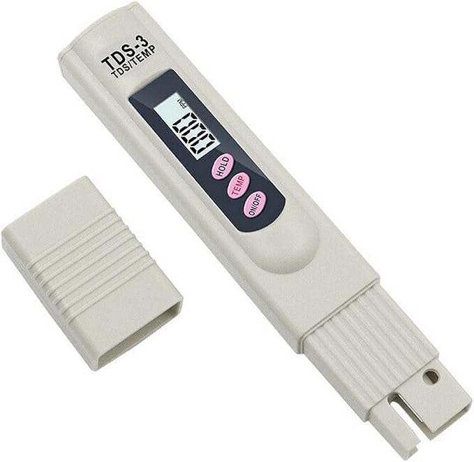 Treki Tds Wasserqualitätsmessgerät Lcd-digitaltester Für Trinkwasser Temperatur Ppm Wasserreinheitstester 0-9990 Ppm Zur Messung Von Hydrokulturwasser, Aquarium, Schwimmbad, Spa (testet Nicht Den Ph-w