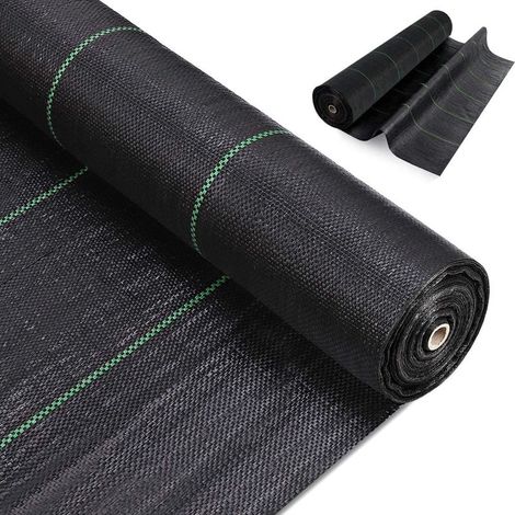 Unkrautvlies 2 M X 10 M, Geotextil, Wasserdurchlässig, Uv-beständig, Nachwachsend - Unkrautvlies