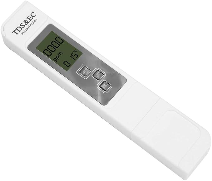 3-in-1 Multifunktions-wassertester, Digitale Temperatur-, Tds- Und Ec-anzeige, Tragbarer Wasserqualitätstester Mit Großem Lcd-bildschirm, ±2 % Genauigkeit, Messbereich 0–9990 Ppm/0–9990 Μs/cm/0 °c 80