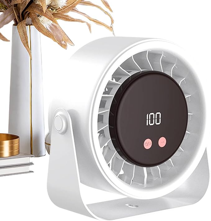 Reiseventilator Leise Belüftung Für Innenräume Tragbarer Tischventilator Für Reisen, Camping, Strand, Wandern, Picknicks, Schlafzimmer, Studentenwohnheime, Apartments, Zum Schlafen Usw.
