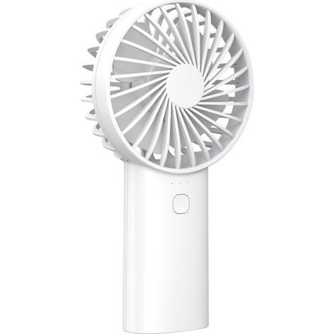 Tragbarer 2-in-1-ventilator Mit 4000-mah-akku, Usb-c-ladeanschluss Und Integrierter Led-leuchte