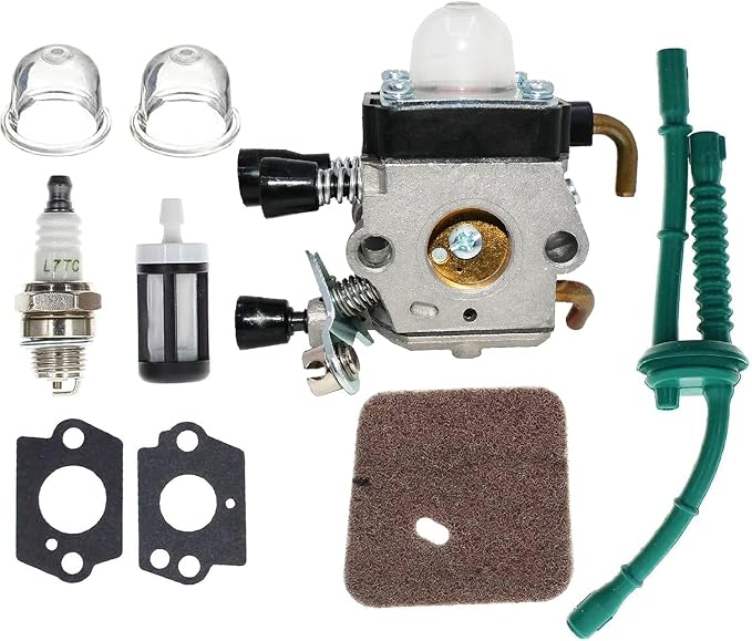 C1q-s66 C1q-s71 C1q-s97a Fs45 Fs55 Vergaser-reparatursatz Mit Luftfilter Und Zündkerze Für Stihl Freischneider Fs38 Fs45c Fs45l Fs46 Fs46c Fs55c Fs55r Fs55rc Km55 Hl45 Trimmer-ersatzteile