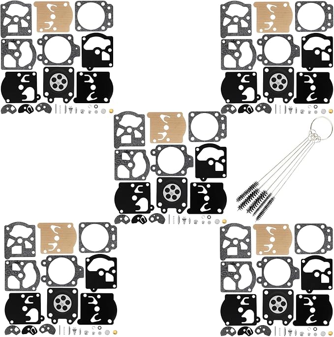 5er-pack Vergaserreparatursets, Kompatibel Mit Walbro K10wat Wa Wt Serie 2-takt Für Poulan Weedeater Ryobi Ryan Idc Homelite Lawnboy Toro Freischneider Und Kettensägen