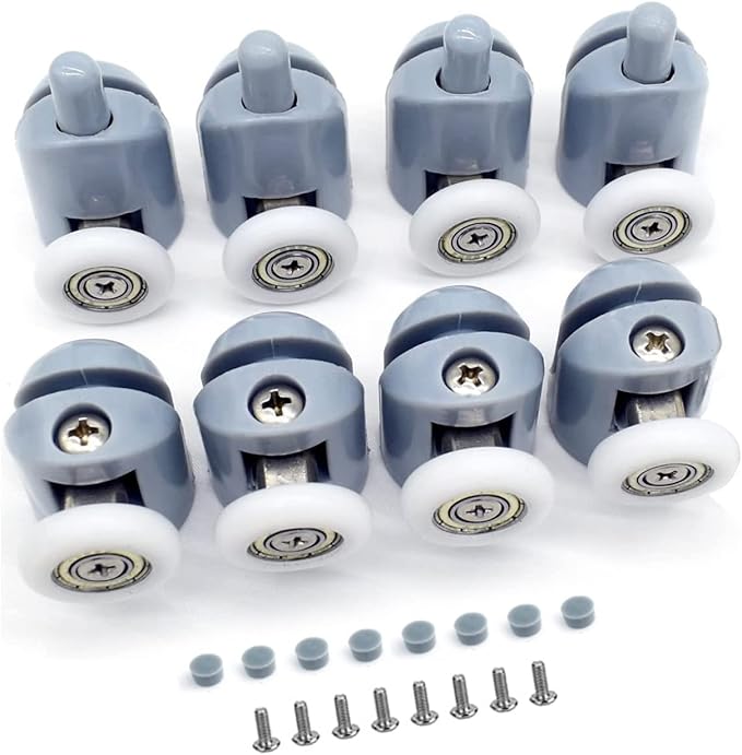 8 Duschkabinentürrollen (23 Mm)