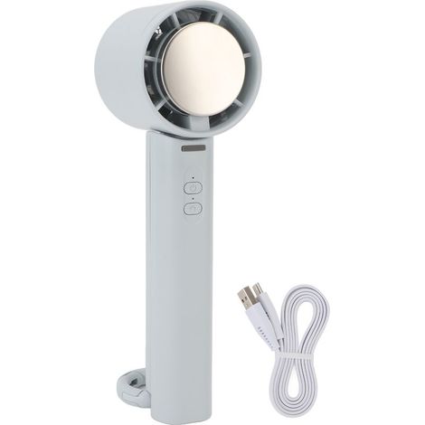 Tragbarer, Faltbarer Und Wiederaufladbarer Ventilator, 2000 Mah, 3 Geschwindigkeitsstufen, Leise, Handlich, Halbleitertechnologie, Mit Kühlkreislauf, Ideal Für Drinnen, Auf Reisen, Am Strand Und Beim