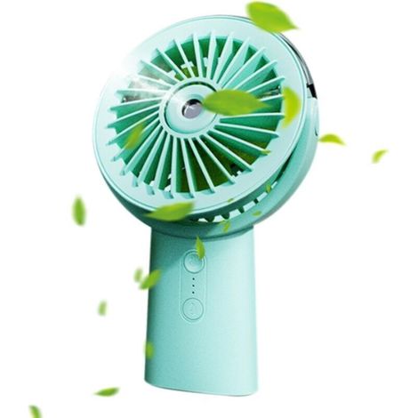Tragbarer Outdoor-ventilator Mit Sprühfunktion, 3 Geschwindigkeitsstufen Einstellbar, Mit Integriertem Wassertank Und Wiederaufladbarem 4000-mah-akku – Ideal Für Strand, Reisen, Outdoor-aktivitäten Un