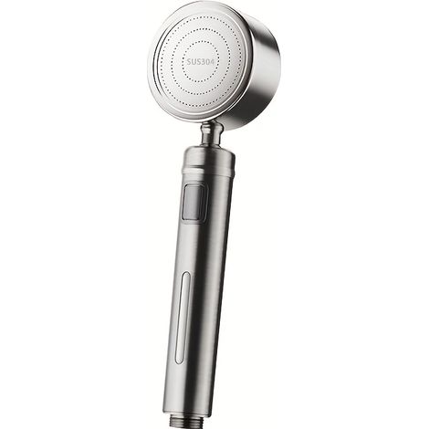 Druckbeaufschlagter Edelstahl-duschkopf – 360° Drehbar Mit Integriertem Filter