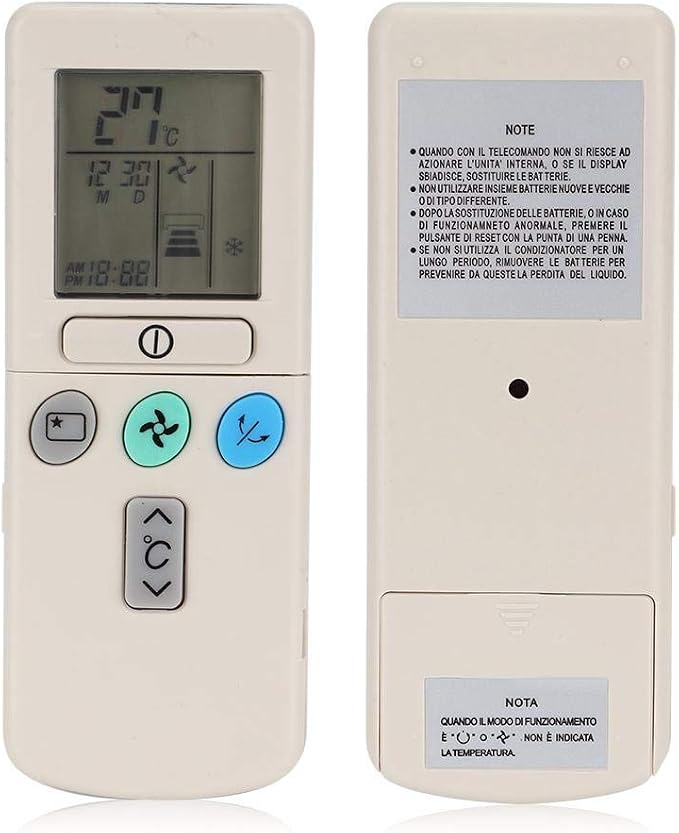 Vbestlife Universal-fernbedienung Für Klimaanlagen (ersatz Für Rar-2a1, Rar-52p1, Rar-2sp1, Rar-3u4, Rar-2p2, Rar-3u3, Rar-52p2, Rar-2p1)