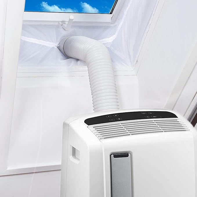 Fensterdichtung Für Klimaanlagen, Fensterdichtung Für Mobile Klimaanlagen, Fensterdichtungstuch Für Klimaanlagen Und Wäschetrockner (300 Cm)