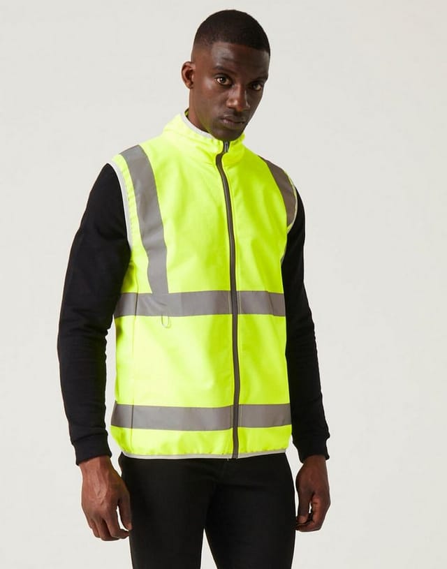 Regatta Professional Arbeitsweste Pro Hi-Vis Full Zip Gilet Arbeitsweste
