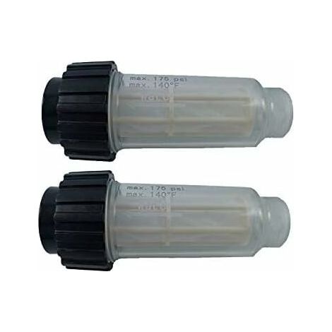 2er-pack Wasserfilter Mit Filtereinsatz (5.731-050.0) Für Alle Hochdruckreiniger Von Karcher Mit 3/4"-wasserhahn, Kompatibel Mit Hochdruckreinigern 4.730-059.0-fei Yu