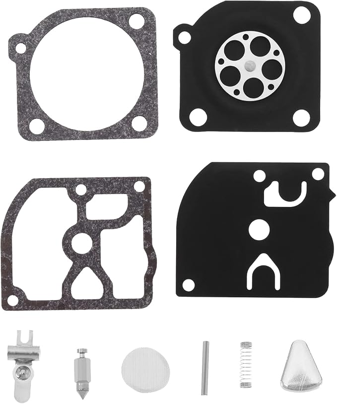 2er-set Vergaser-membran-reparatursatz, Kompatibel Mit Husqvarna 40, 45, 49, 51, 55, H55, H51, 240r, 245r Vergasern Für Kettensägen Und Rasenmäher Zama Rb-45