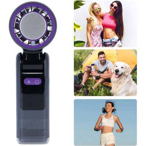 Hitzebeständiger, Tragbarer Ventilator Mit Eiskühlung, Hoher Drehzahl, Bürstenloser Turbine, Hohem Luftdurchsatz Und Usb-anschluss