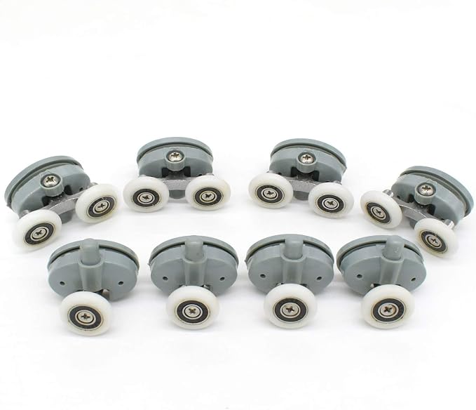 Set Mit 8 Duschkabinentürrollen Im Schmetterlingsdesign, 23 Mm Durchmesser