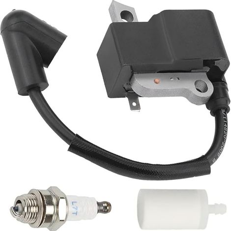 Zündmodul Mit Zündspule Und Zündkerze Für Husqvarna 435, 435e, 440e, 445, 445e, 450, 450e Kettensägen Und Jonsered Cs2245, Cs2245s, Cs2250s (ersetzt 573935702, 544243801, 573935701, 505427201)