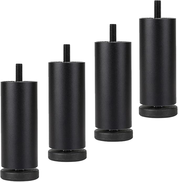 Verstellbare Metall-möbelfüße Für Couchtische, Schlafsofas, Kleiderschränke Und Schreibtische. Ersatzfüße Für Küche Und Bad (4er-set). In Verschiedenen Farben Erhältlich.