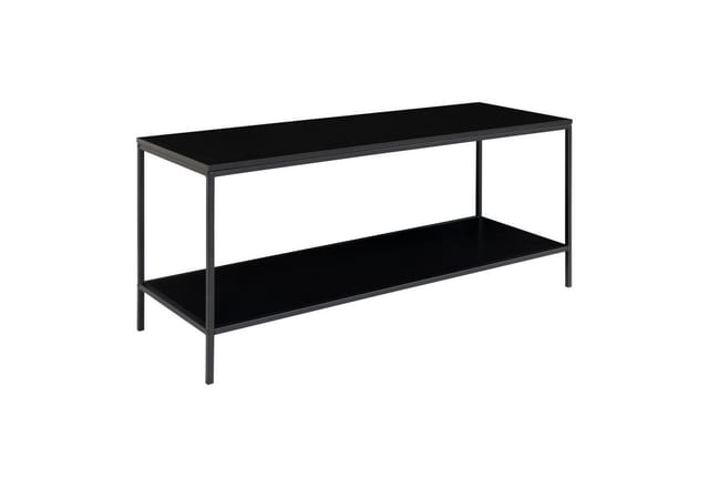 House Nordic TV-Bank in Schwarz, Melamin - 100x45x36cm (BxHxT)