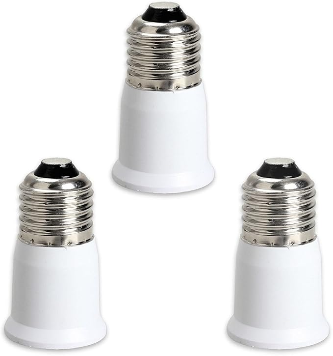Fineled 3er-pack E27-sockeladapter Für Lampenfassungen
