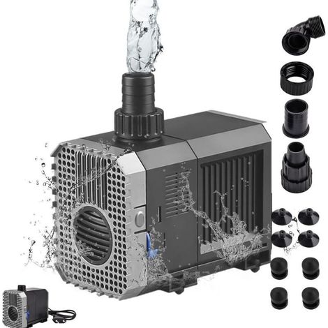 Tauchpumpe, Mini-aquariumpumpe, Teichpumpe (3000 L/h), 55-w-tauchbrunnenpumpe, Filterpumpe Für Teich, Brunnen Und Reservoir