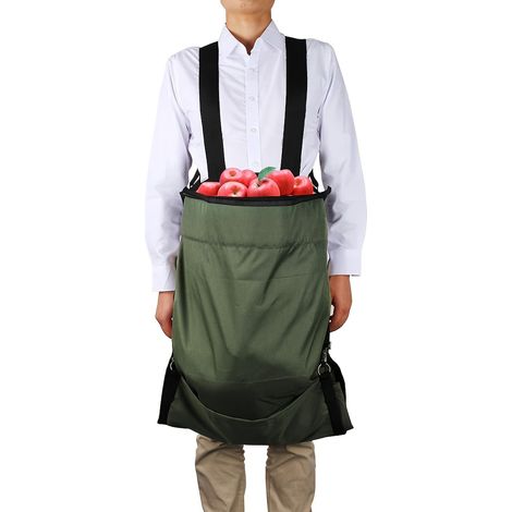 Robuster Erntebeutel Mit Großem Fassungsvermögen Für Obst Und Gemüse – Freihändiger Hängerucksack Mit Tasche, Langlebiger Gartenpflücker Für Äpfel, Erdbeeren, Kirschen
